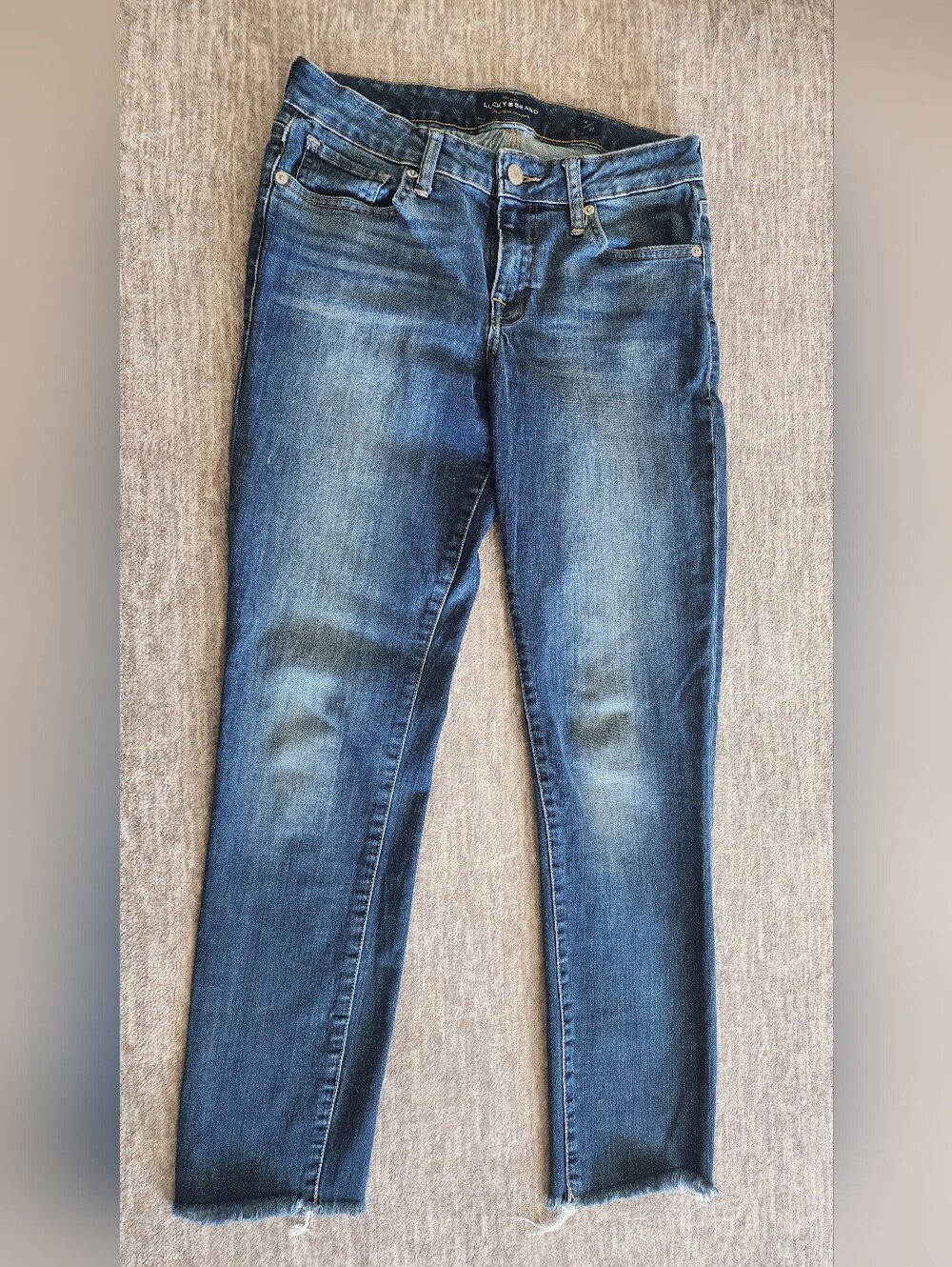 Lucky Brand Women's Skinny Jeans in Medium Blue Wash